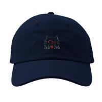 Load image into Gallery viewer, Navy | Cat Mom Baseball Cap
