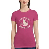 Load image into Gallery viewer, Meow Club T-Shirt |  Berry