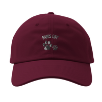 Load image into Gallery viewer, Maroon | Paws Off Flex Fitted Baseball Cap