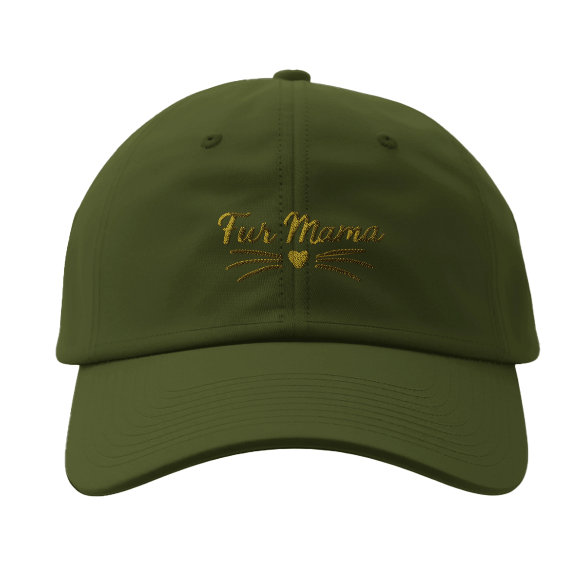 Olive | Fur Mama Baseball Cap