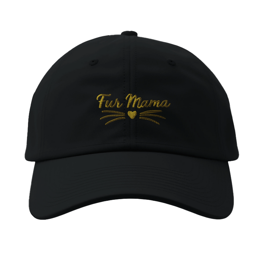 Black | Fur Mama Baseball Cap