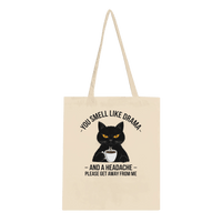 Load image into Gallery viewer, Natural | Eco-Friendly Cat Themed Tote Bag