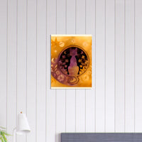 Load image into Gallery viewer, Cat Tranquility Aluminum Print  Modern Wall Art for Cat Lovers