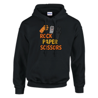 Load image into Gallery viewer, Rock Paper Scissors Cat Hoodie | Black
