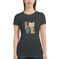 Load image into Gallery viewer, Dark Grey Heather | Cats Equal Love Premium T-shirt