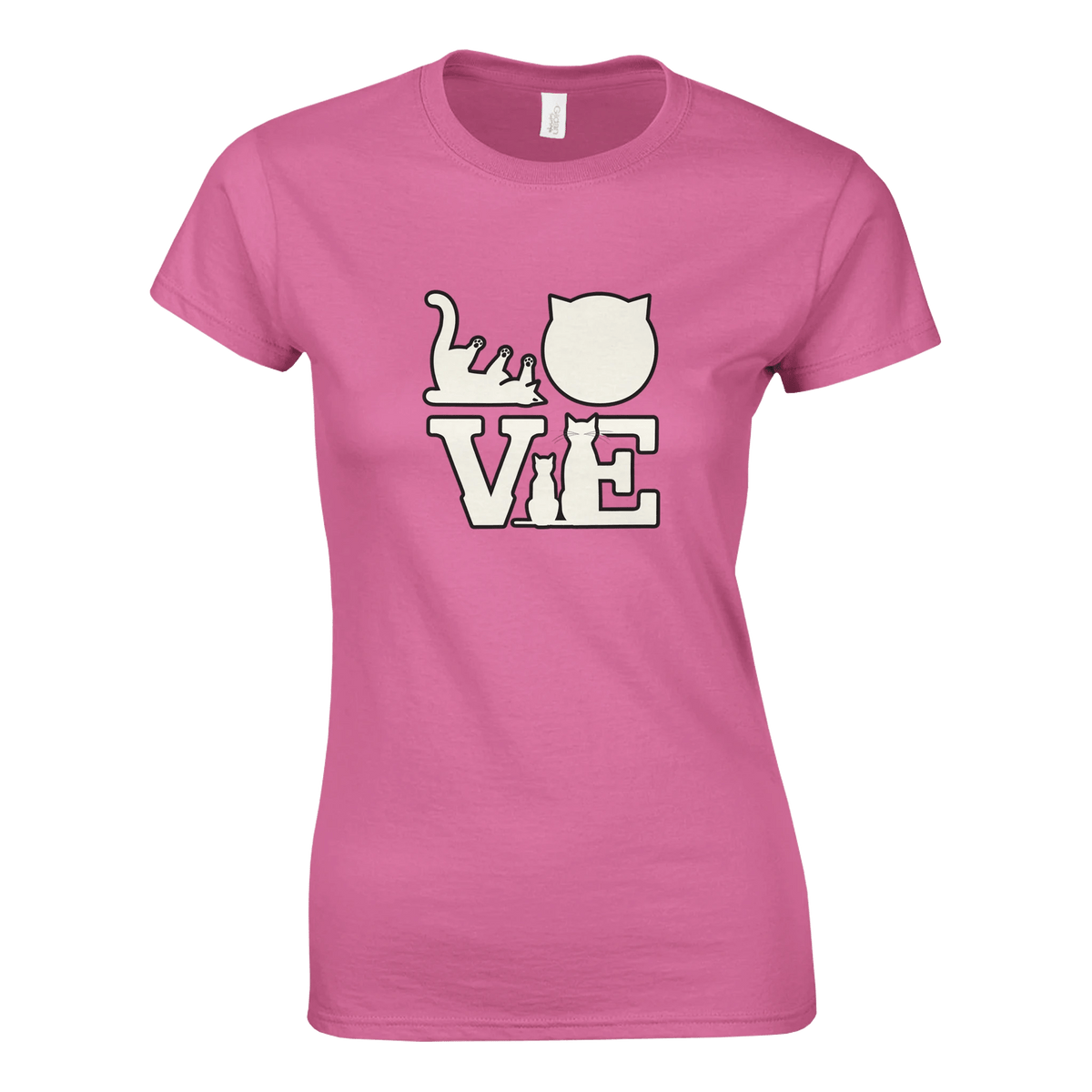 Azalea | Womens T-shirt Love Equals Cats