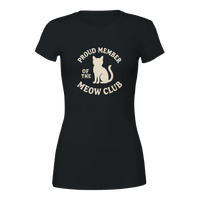 Load image into Gallery viewer, Meow Club T-Shirt | Black