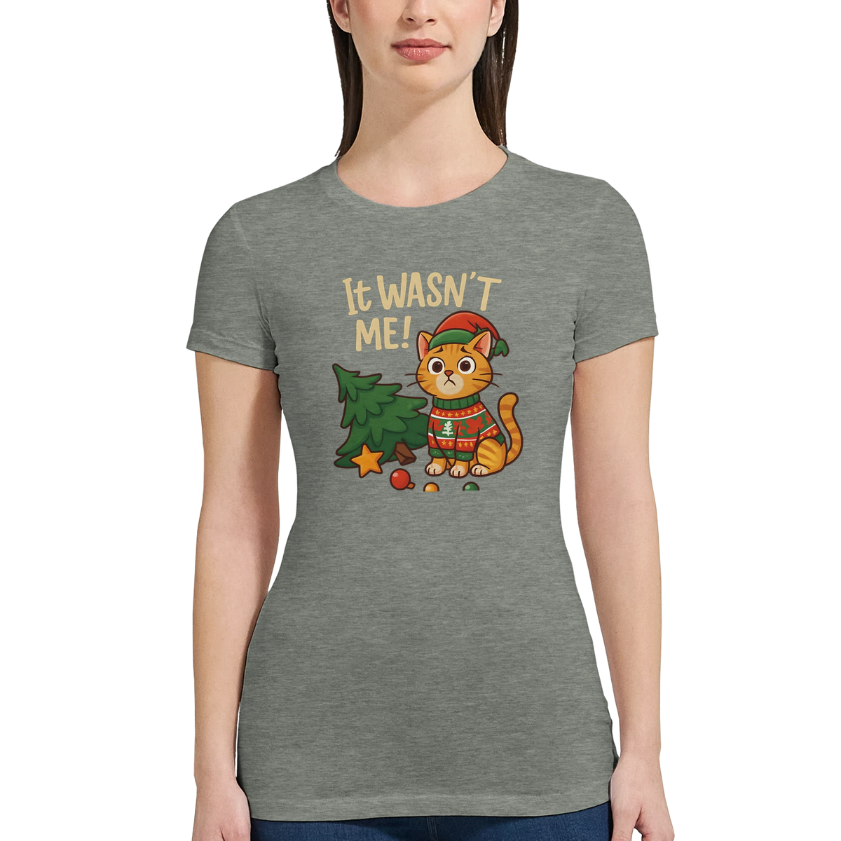 Perfect Cat Mom Holiday Gift - Athletic Heather