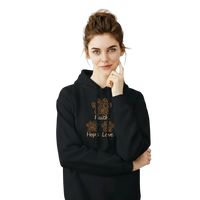 Load image into Gallery viewer, Faith Hope and Love Premium Women’s Crewneck Hoodie