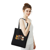 Load image into Gallery viewer, Christmas Cats Tote Bag | Black
