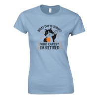 Load image into Gallery viewer, Light Blue | Womens T-shirt Fun Retirement Tee