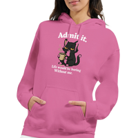 Load image into Gallery viewer, Life Would Be Boring Cat Hoodie | Azalea