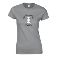 Load image into Gallery viewer, Rs Sport Grey | My Therapist's Purrs Women's T-Shirt
