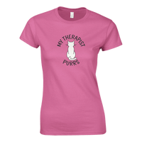 Load image into Gallery viewer, Azalea | My Therapist's Purrs Women's T-Shirt